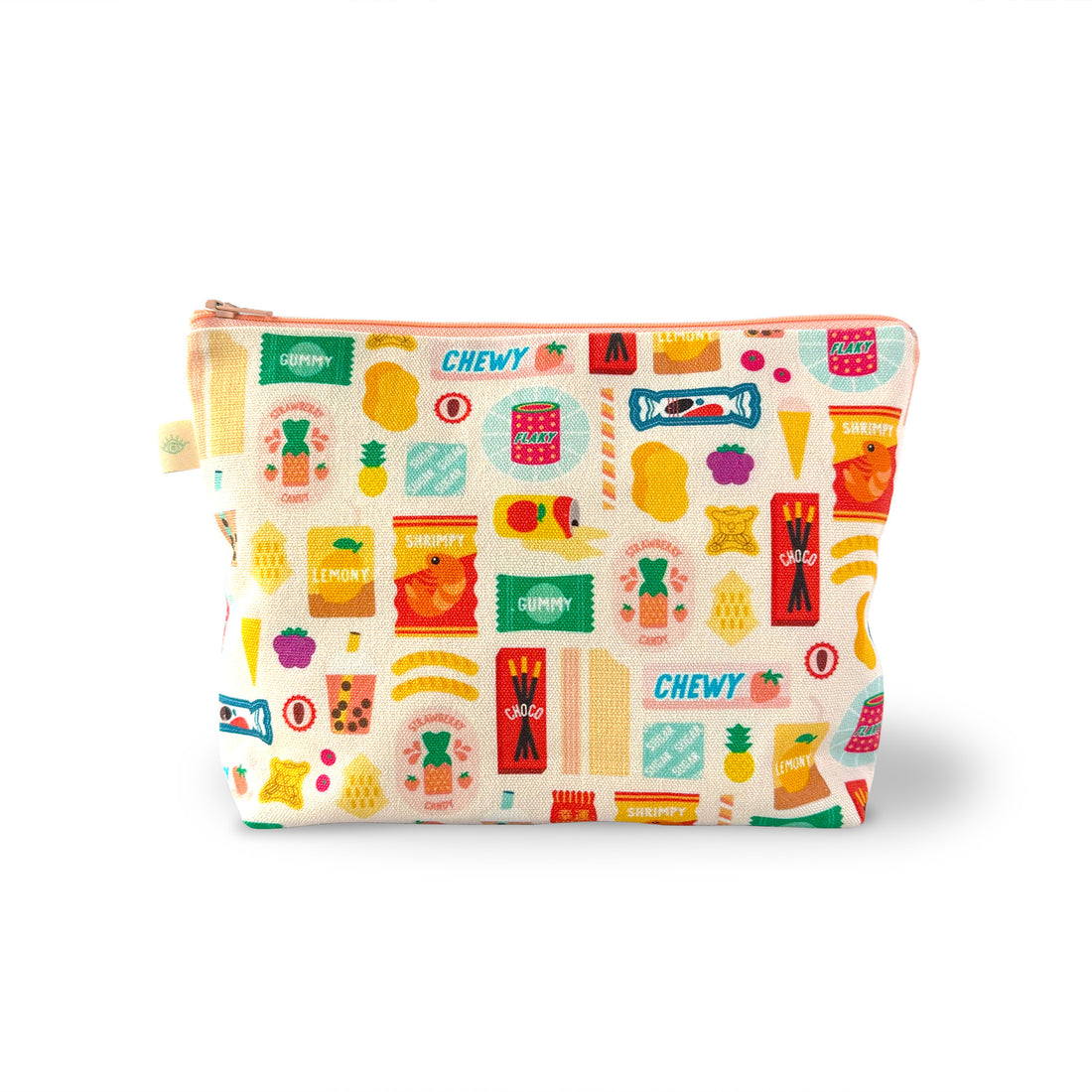 Sweets + snacks zipper pouch by I&