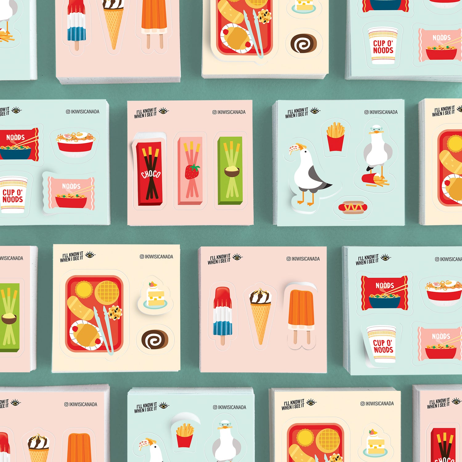 Mini sticker sheets by I&