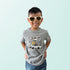 Fai dee lah cantonese kids t-shirt in grey by I&