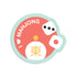 I heart mahjong vinyl sticker by I&