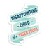 Disappointing child of tiger mom vinyl sticker by I&