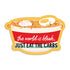The world is bleak, just eat the carbs vinyl sticker by I&