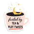 Fueled by tea and plot twists vinyl sticker by I&