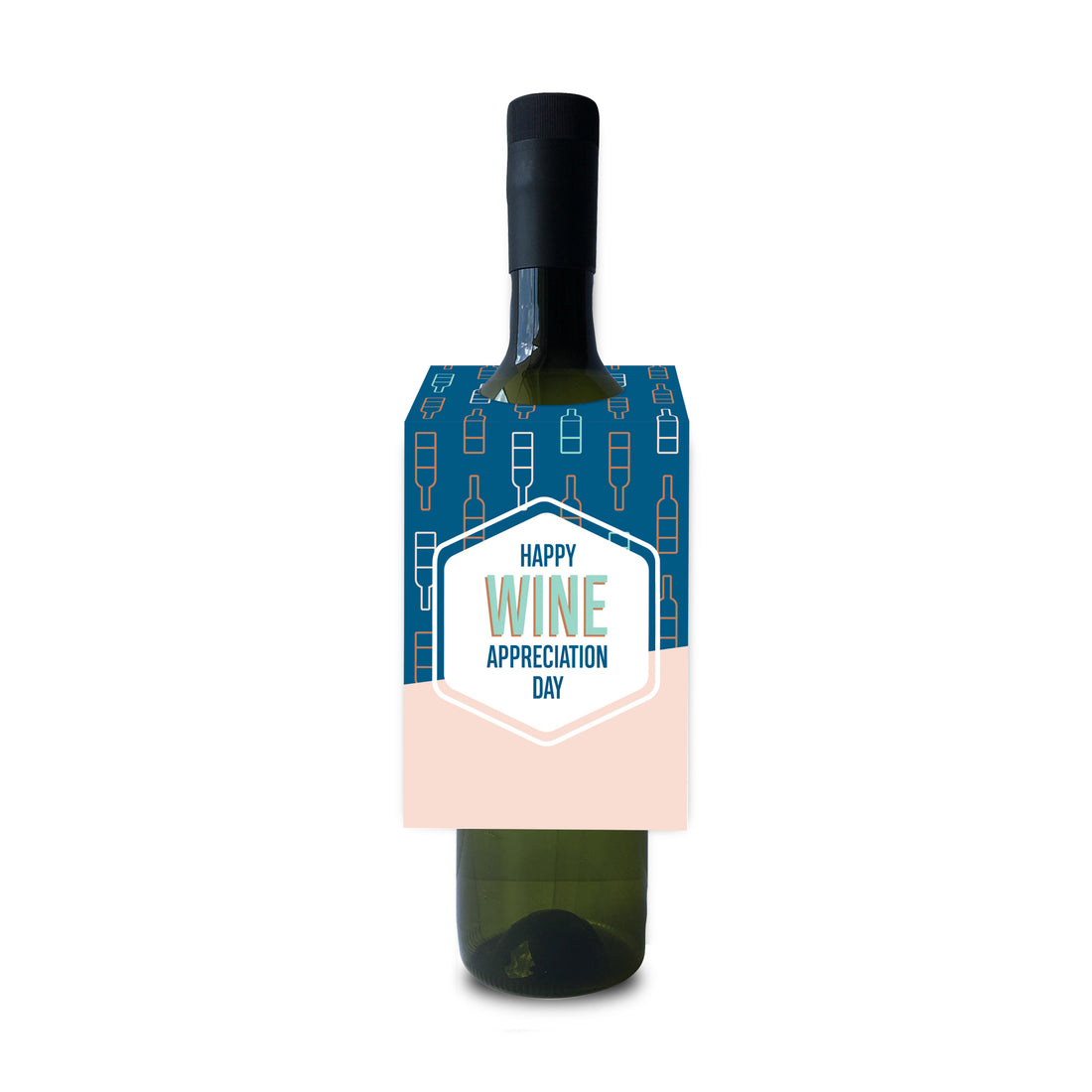 Happy wine appreciation day wine and spirit tag by I&