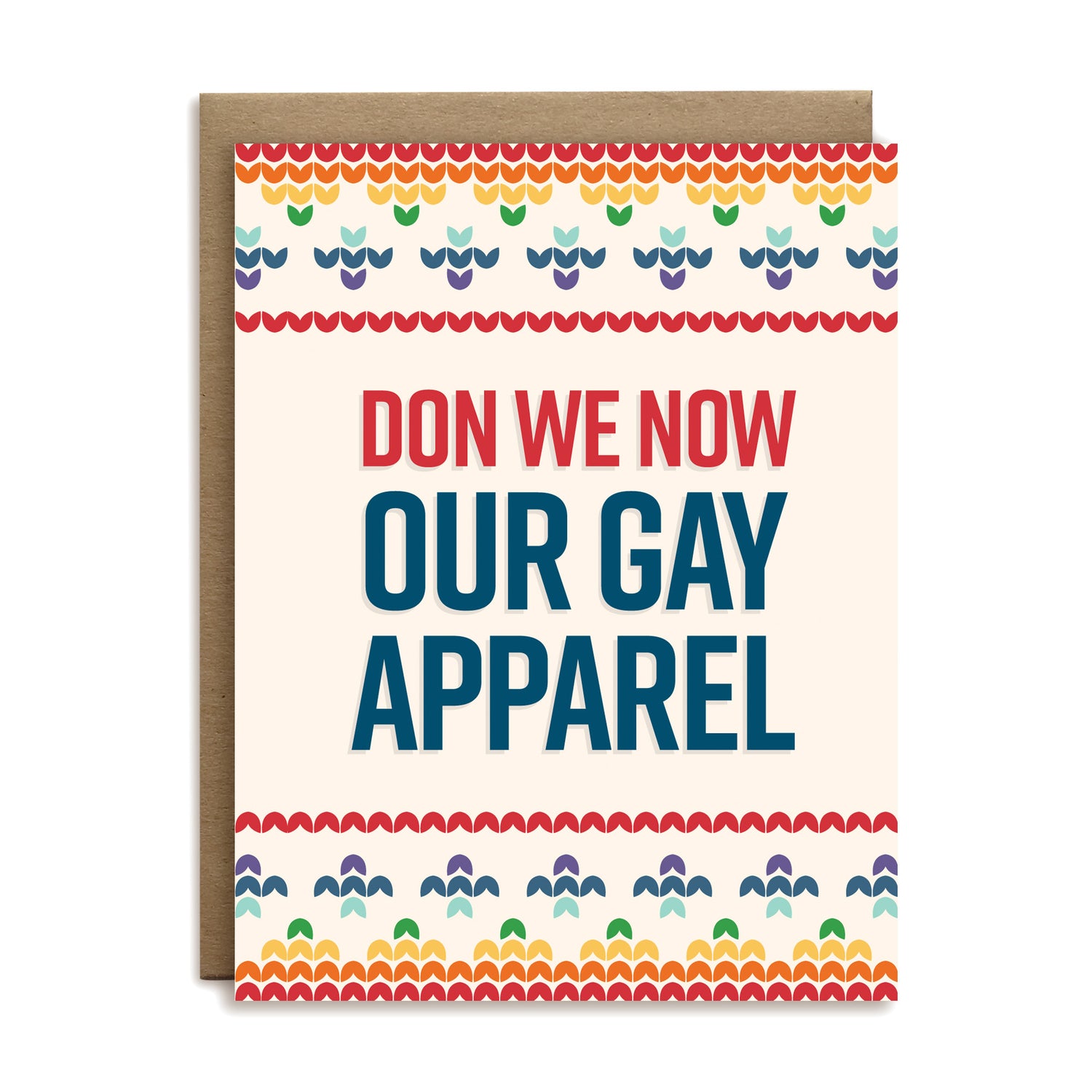 Don we now our gay apparel Christmas greeting card by I’ll Know It When I See It
