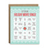 Holiday movie themed bingo holiday greeting card by I’ll Know It When I See It