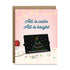 All is calm, all is bright Lite Brite holiday greeting card by I’ll Know It When I See It