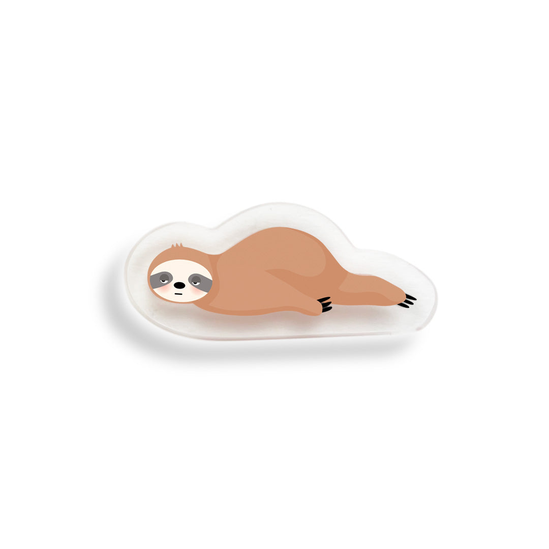 Sloth acrylic pin