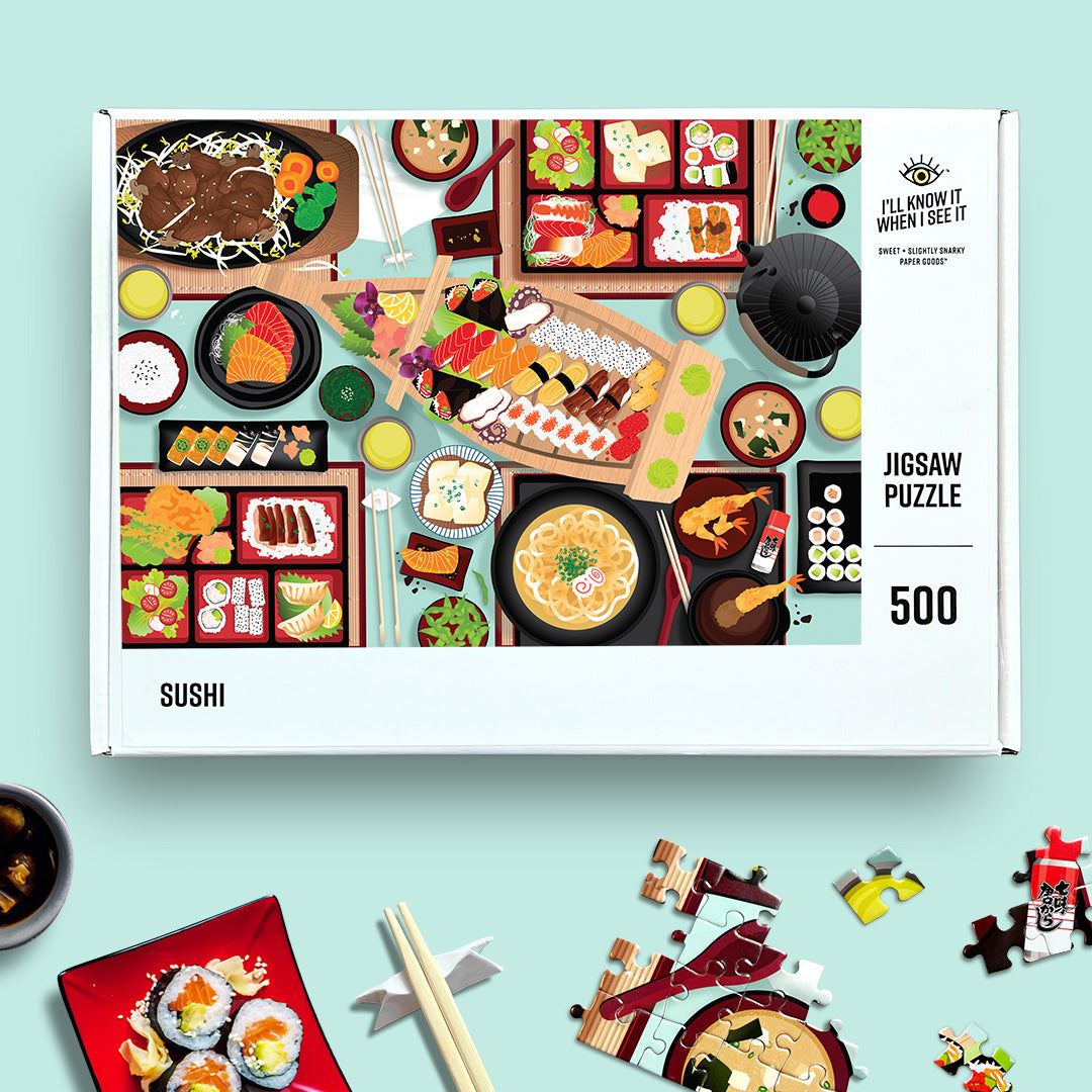 Sushi jigsaw puzzle