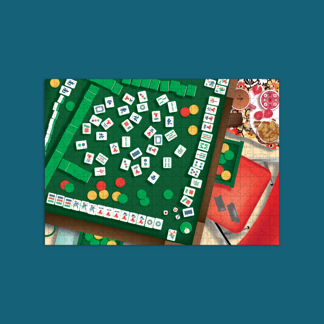 Mahjong jigsaw puzzle