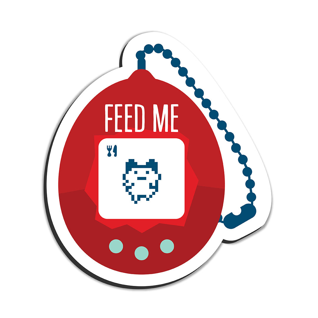 Feed me Tamagotchi magnet