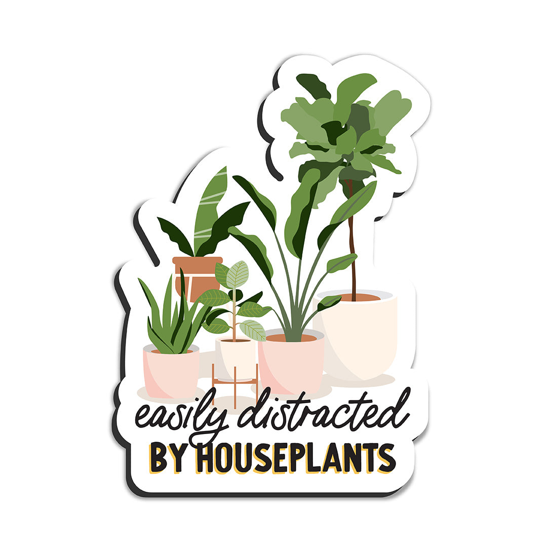 Easily distracted plants magnet