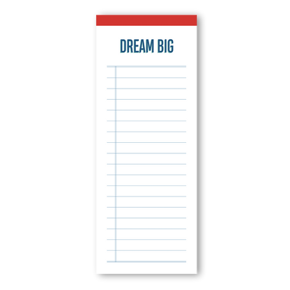 Dream big notepad