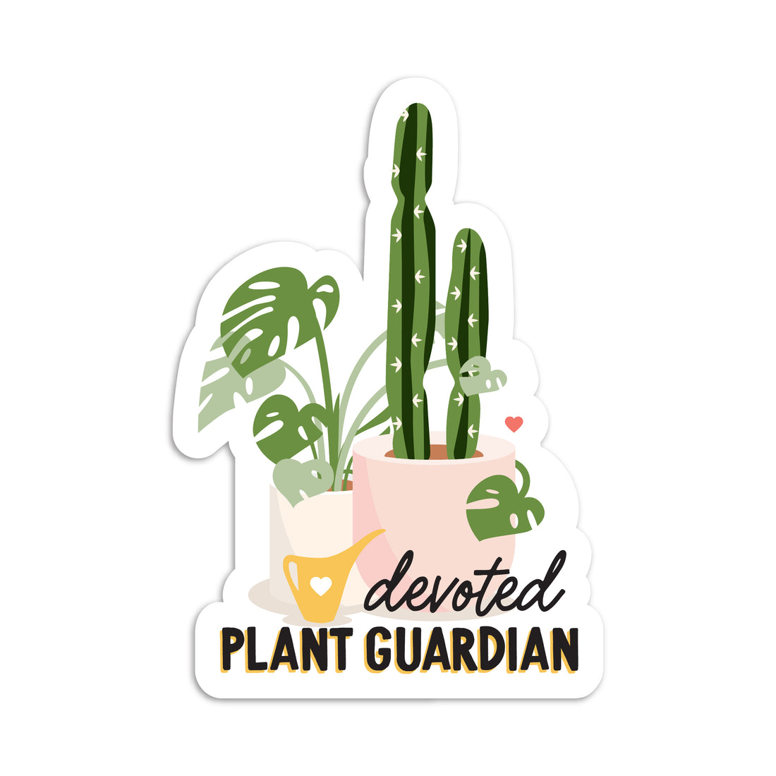 Devoted plant guardian vinyl sticker by I&